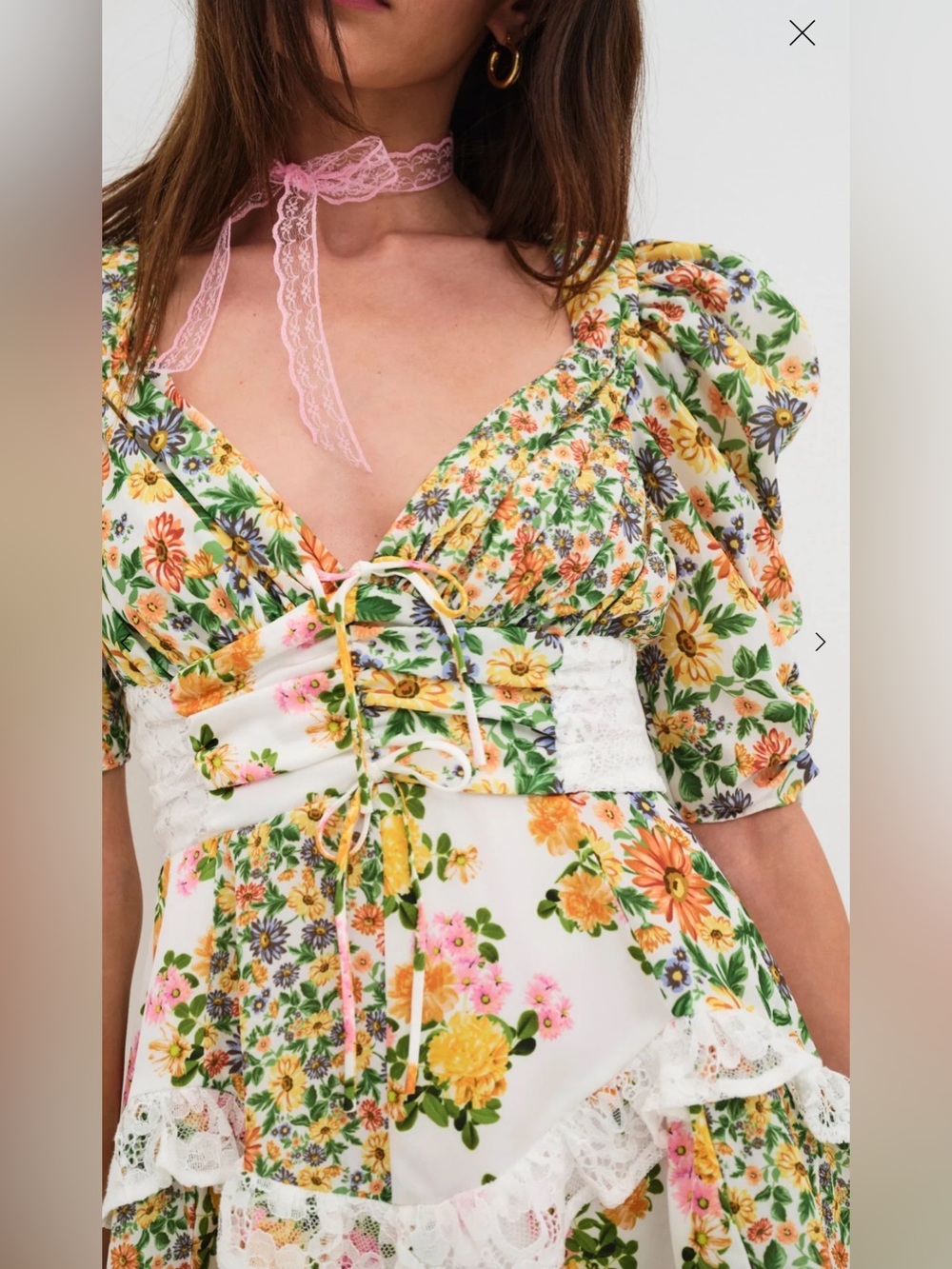 For love & lemons Roslyn mini dress - Picture 3 of 7